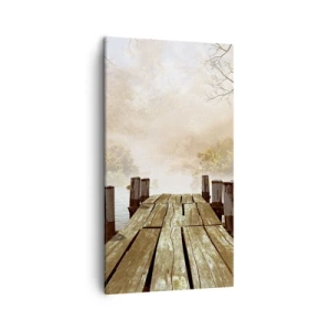 Schilderen op canvas - Het milde verdriet van de herfst - 45x80 cm