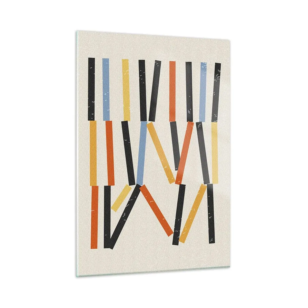 Schilderen op glas - Compositie op goed niveau - 50x70 cm