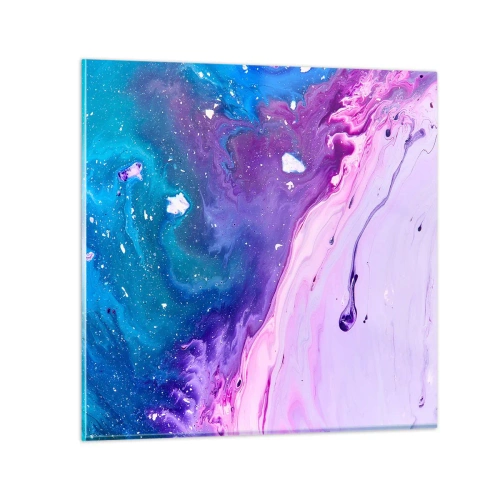 Schilderen op glas - Yin en yang - 30x30 cm