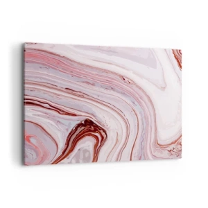 Schilderen op canvas - Rechtdoor, dan rechts naar beneden - 100x70 cm