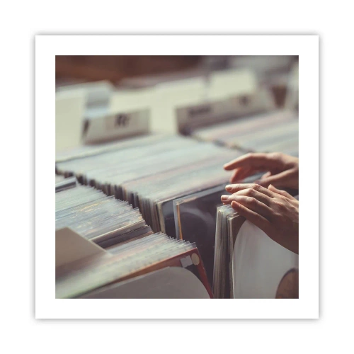 Poster - Op zoek naar emoties - 50x50 cm