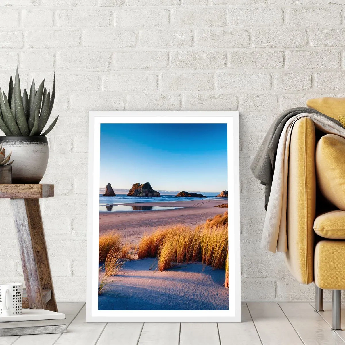 Poster in een witte lijst - Voor rustzoekers - 61x91 cm