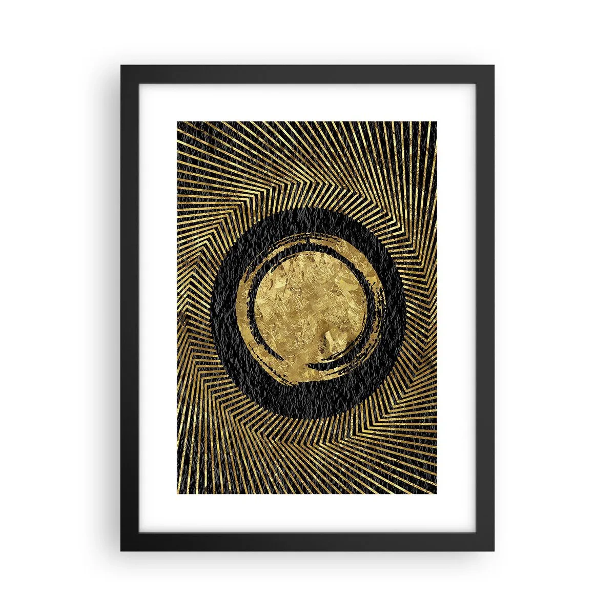 Poster in een zwarte lijst - Glamour-compositie - 30x40 cm