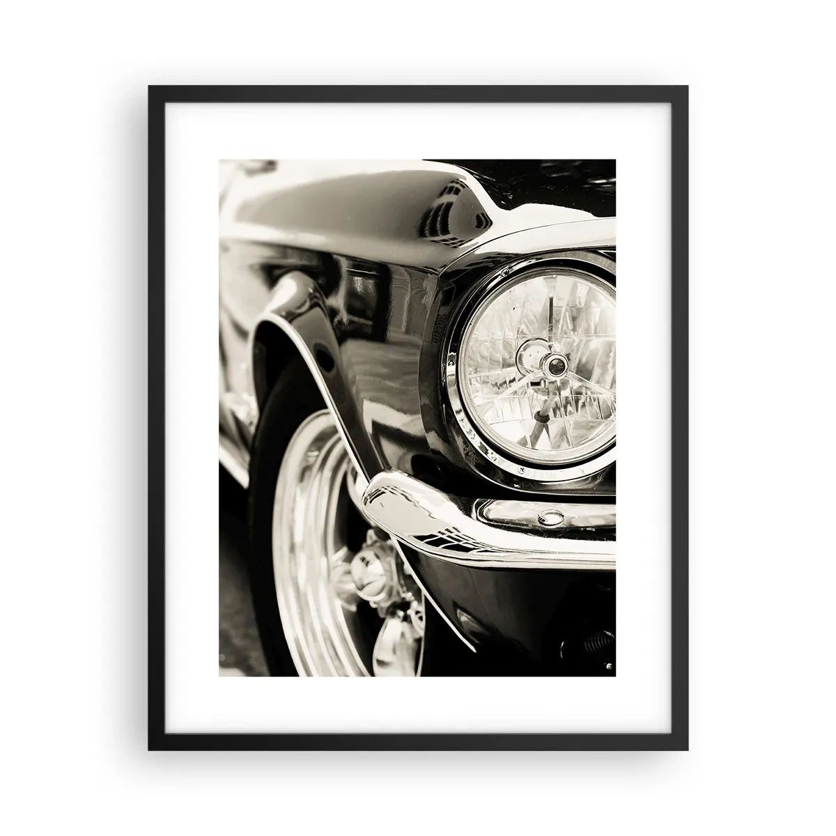 Poster in een zwarte lijst - Permanente glans - 40x50 cm