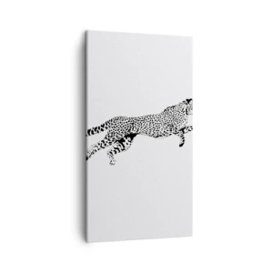 Schilderen op canvas - De snelste op aarde - 45x80 cm