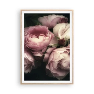 Een poster in een licht eiken lijst - De charme van belle epoque - 70x100 cm