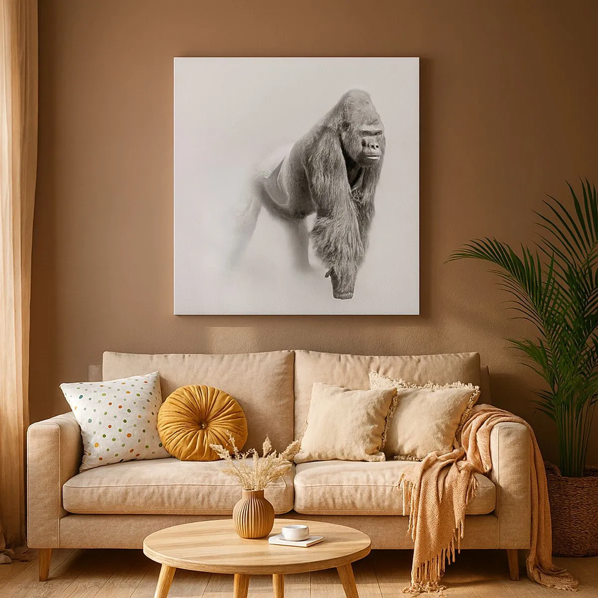 Schilderen op canvas - Vertrouwen in zijn kracht - 30x30 cm