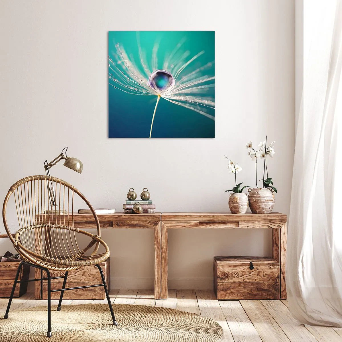 Schilderen op canvas - Mystiek moment - 30x30 cm
