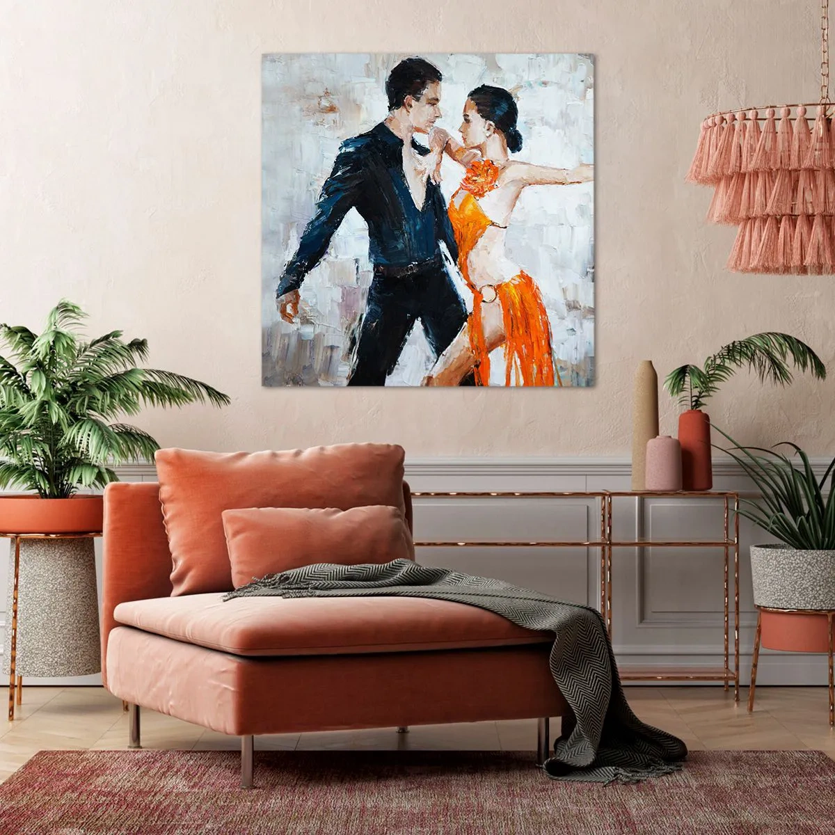 Schilderen op canvas - Dirty dancing - 50x50 cm