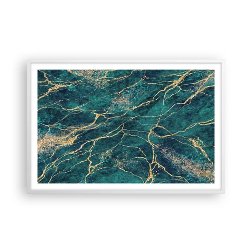 Poster in een witte lijst - Goudmijn - 91x61 cm