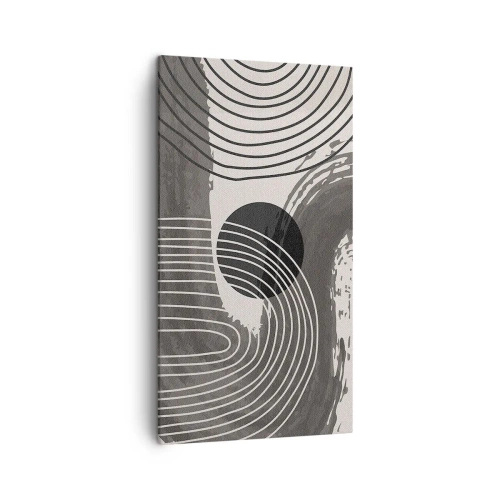 Schilderen op canvas - Het ovaal wint - 45x80 cm