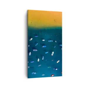 Schilderen op canvas - Vakantie spel - 45x80 cm