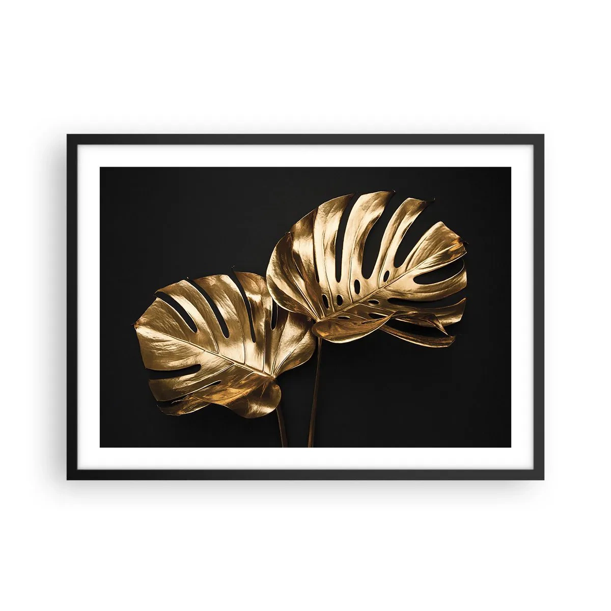 Poster in een zwarte lijst - De schatten van de natuur - 70x50 cm