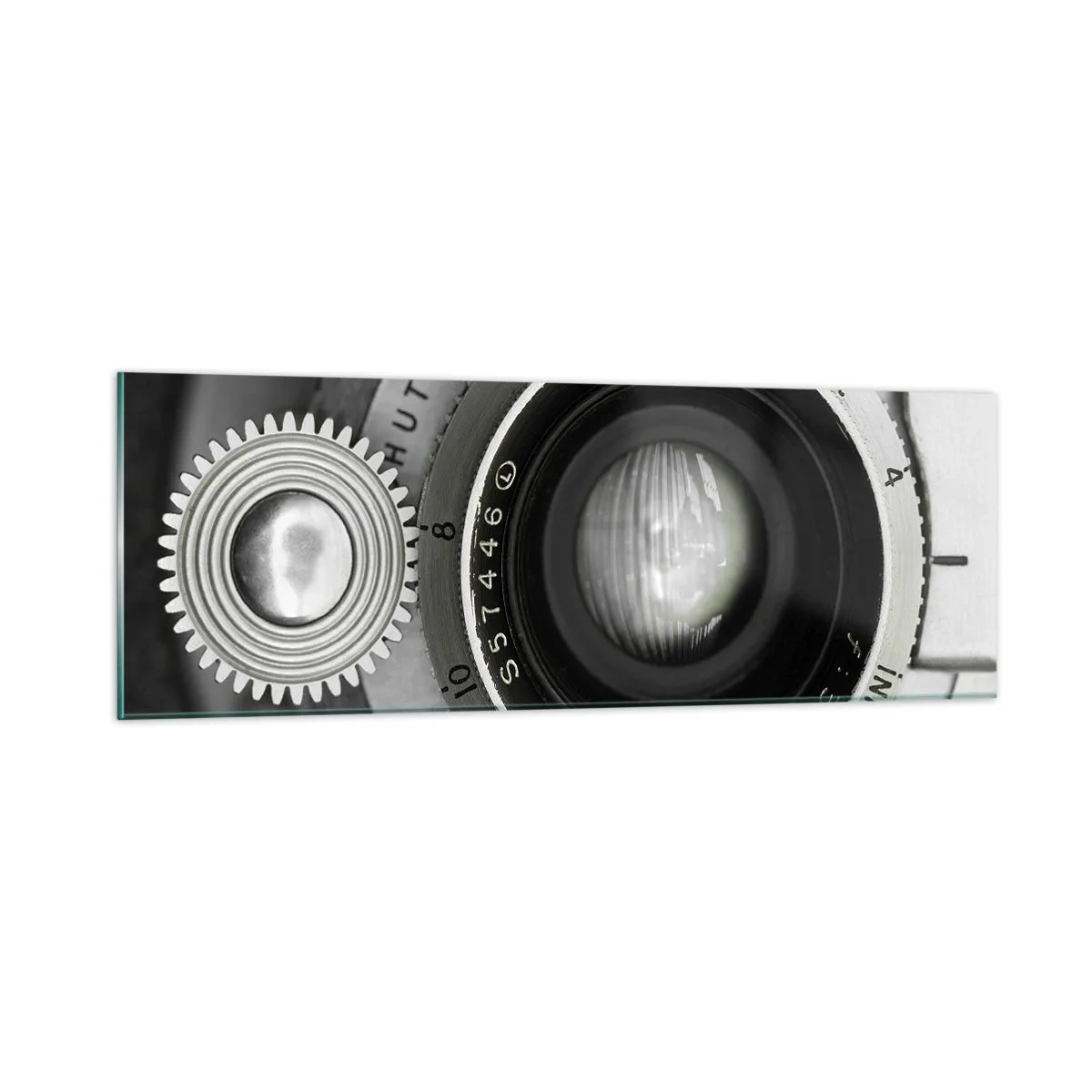 Schilderen op glas - Een verhaal over Hollywood - 90x30 cm