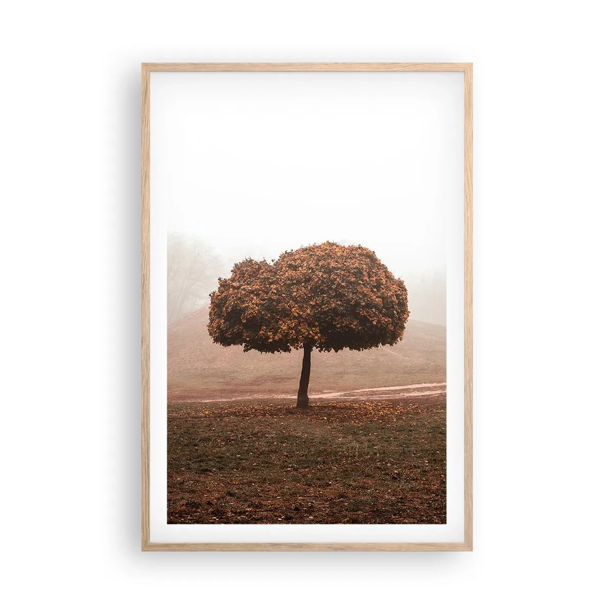 Een poster in een licht eiken lijst - Na een drukke zomer - 61x91 cm