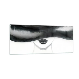 Schilderen op glas - Een sensueel mysterie - 100x40 cm