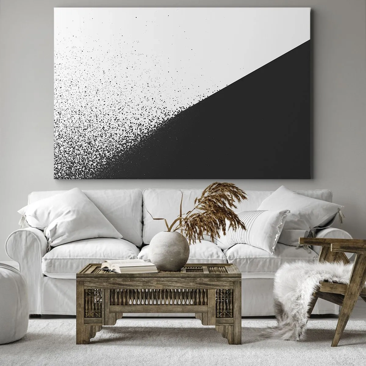 Schilderen op canvas - Steeds sneller, meer en meer - 100x70 cm