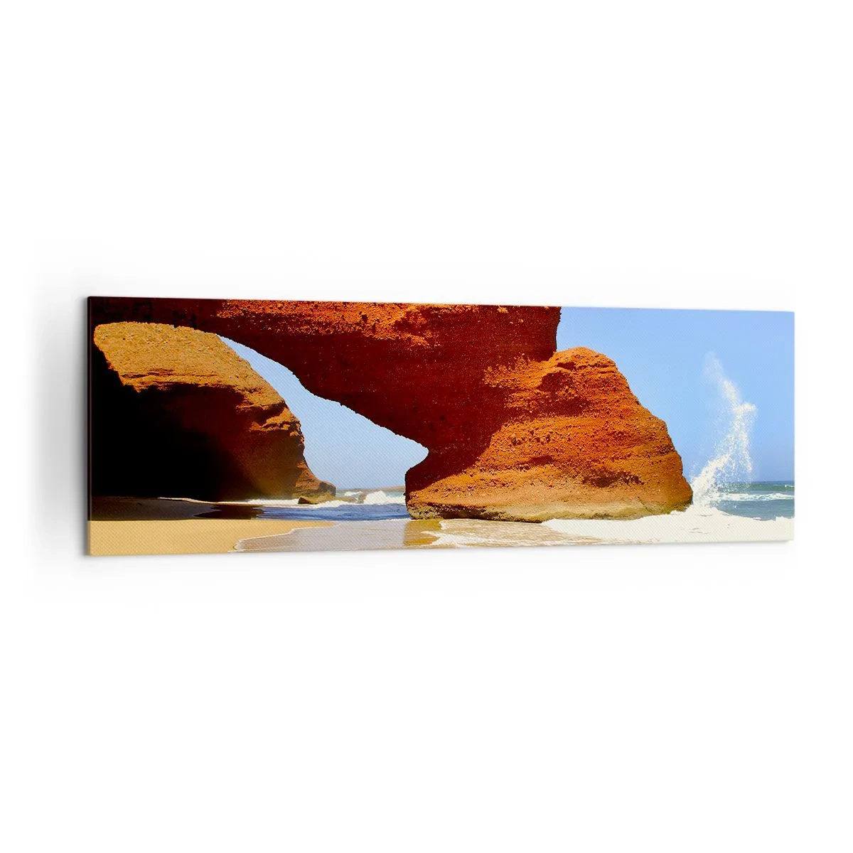 Schilderen op canvas - Water en wind  al duizen jaren - 160x50 cm
