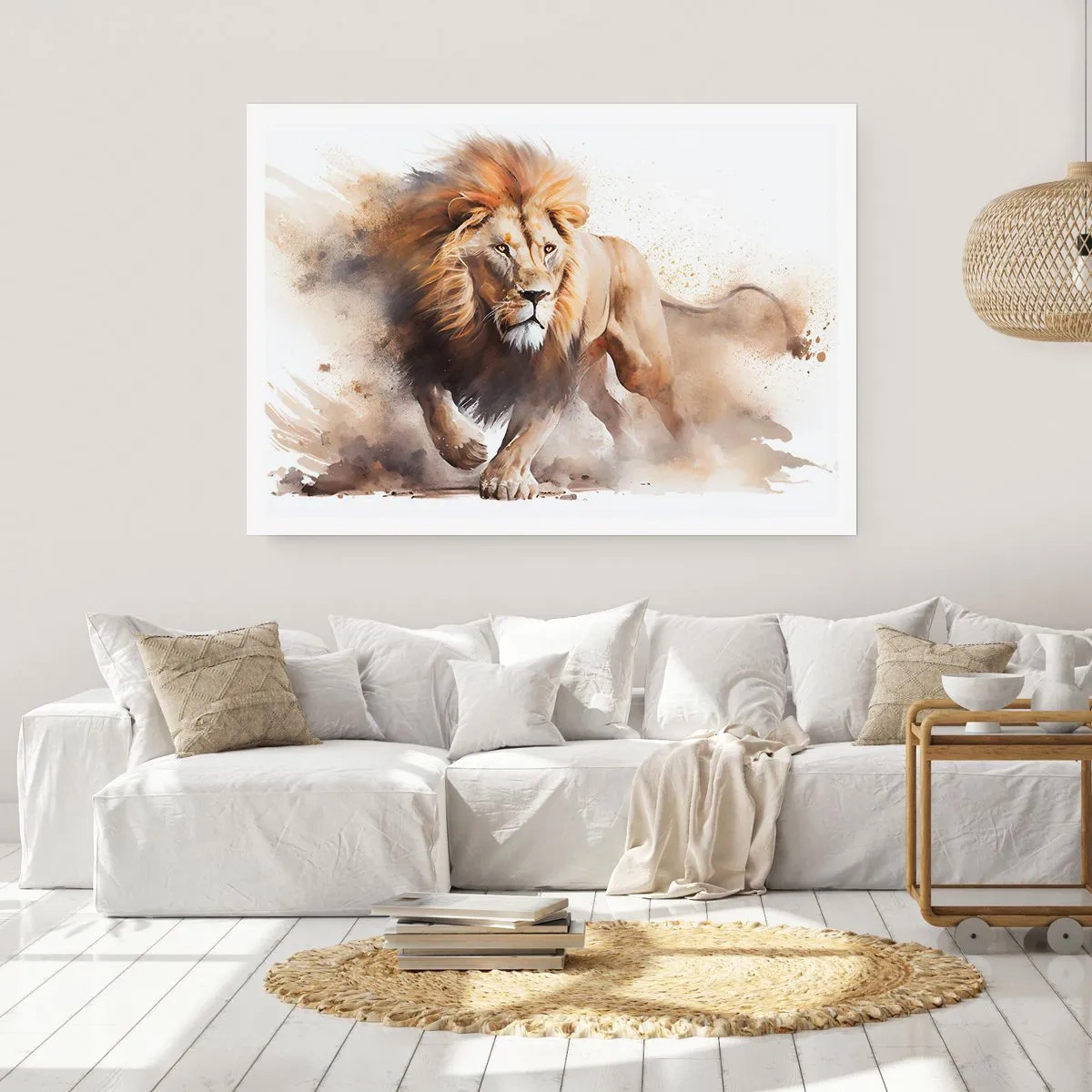 Poster - De koning vertrekt - 40x30 cm