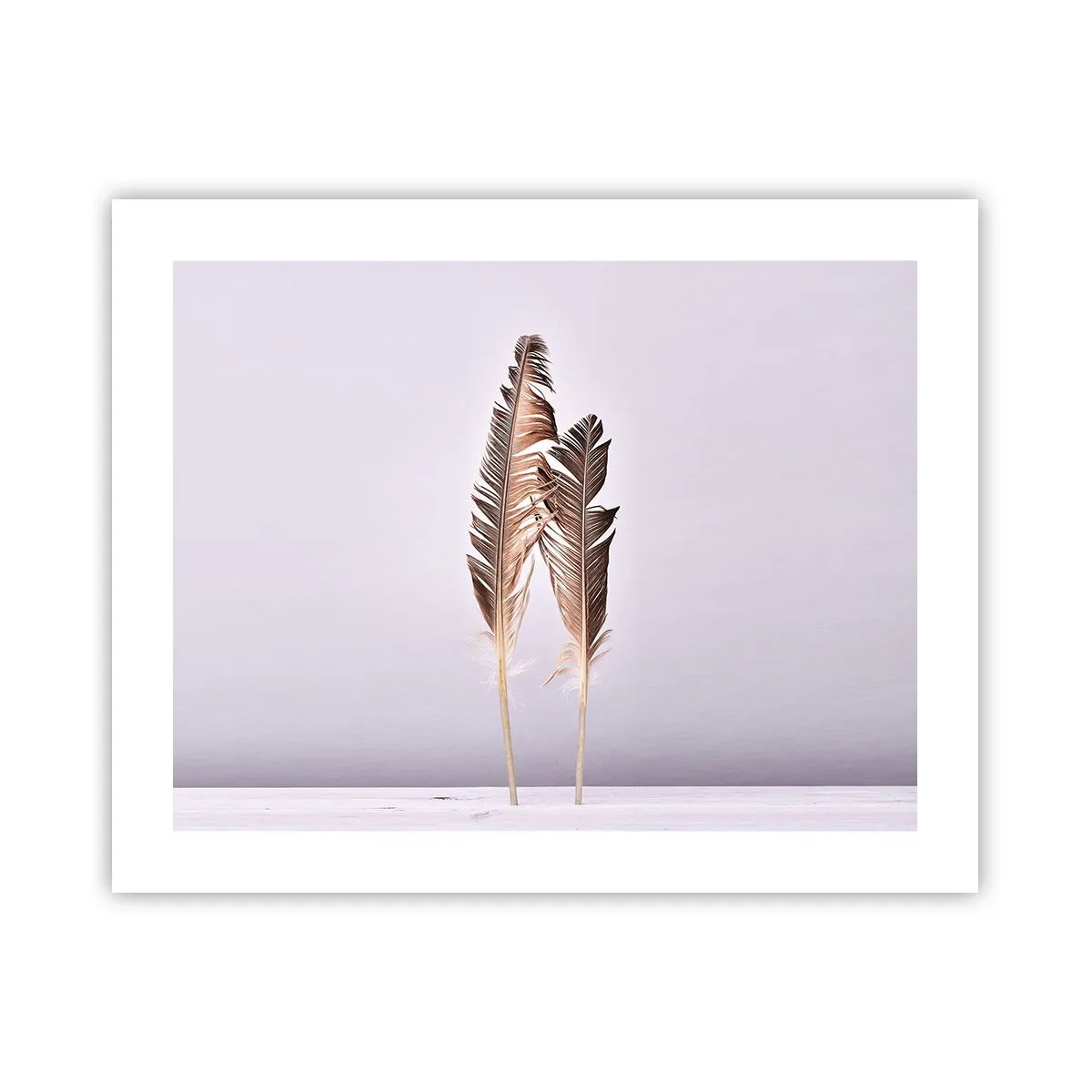 Poster - Tegen het niets - 50x40 cm