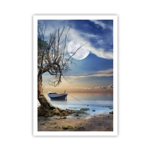 Poster - Is dit het einde of het begin? - 70x100 cm