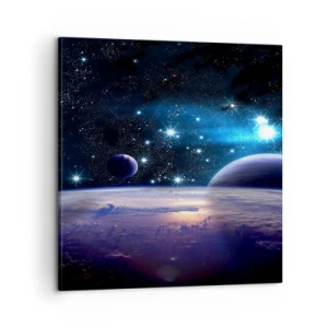 Schilderen op canvas - Nog steeds alleen? - 60x60 cm