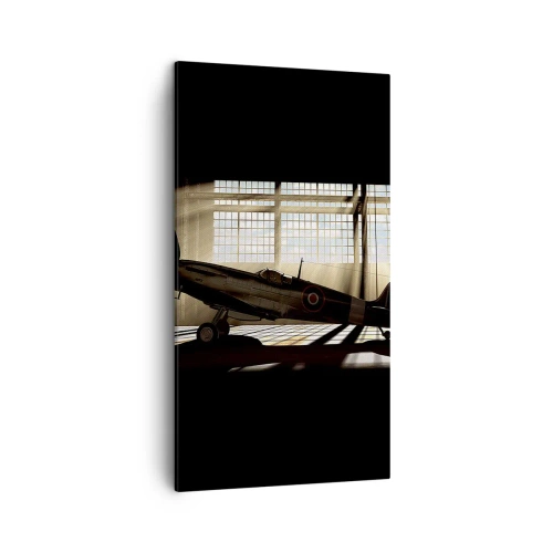 Schilderen op canvas - De rust van een krijger - 45x80 cm