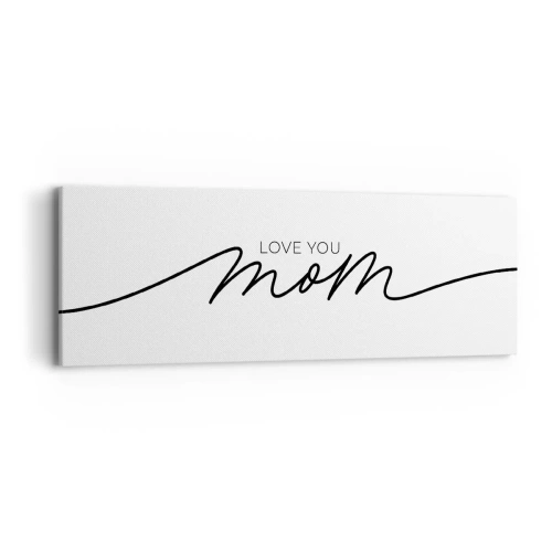 Schilderen op canvas - Grote emotie - 90x30 cm