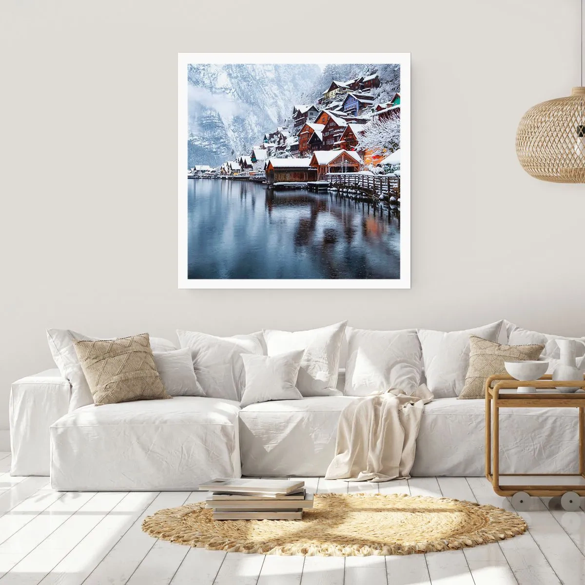 Poster - In winterdecoratie - 50x50 cm