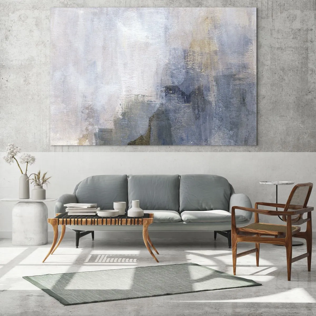 Schilderen op glas - Kleurtonen en akkoorden - 140x50 cm