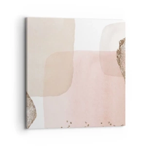 Schilderen op canvas - Een blik door kleur - 70x70 cm