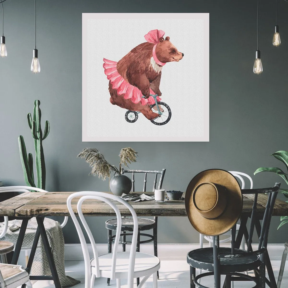 Poster - Wat een circus! - 30x30 cm