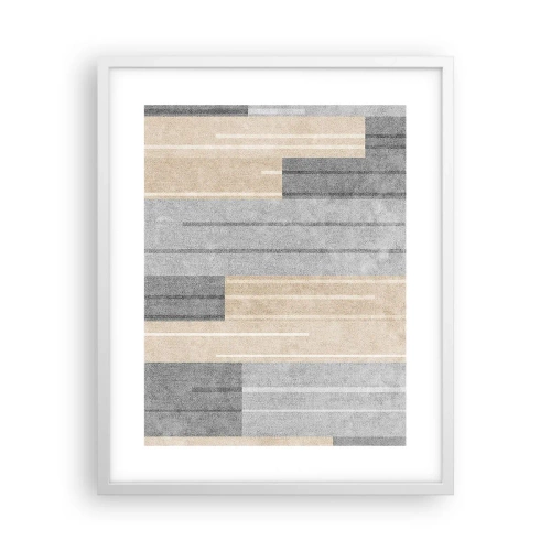 Poster in een witte lijst - Compositie: houd verticaal - 40x50 cm