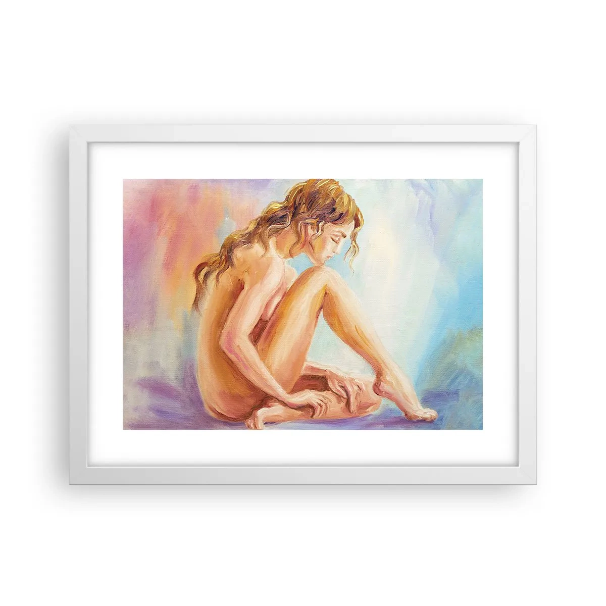 Poster in een witte lijst - De daad van de jeugd - 40x30 cm