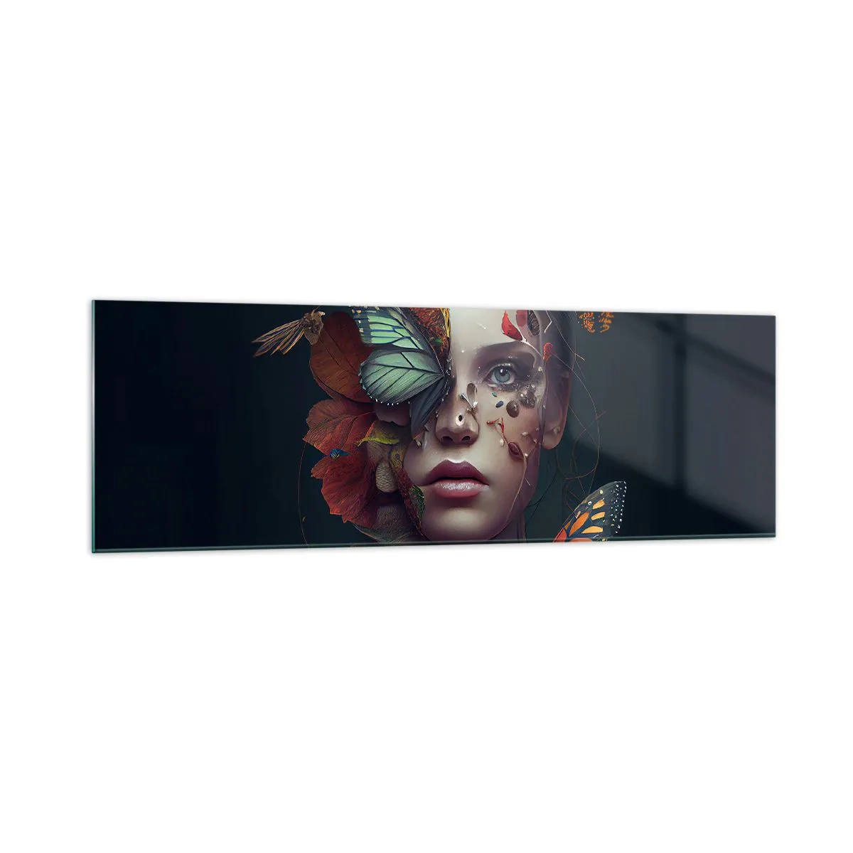 Schilderen op glas - Een prachtige metamorfose - 160x50 cm