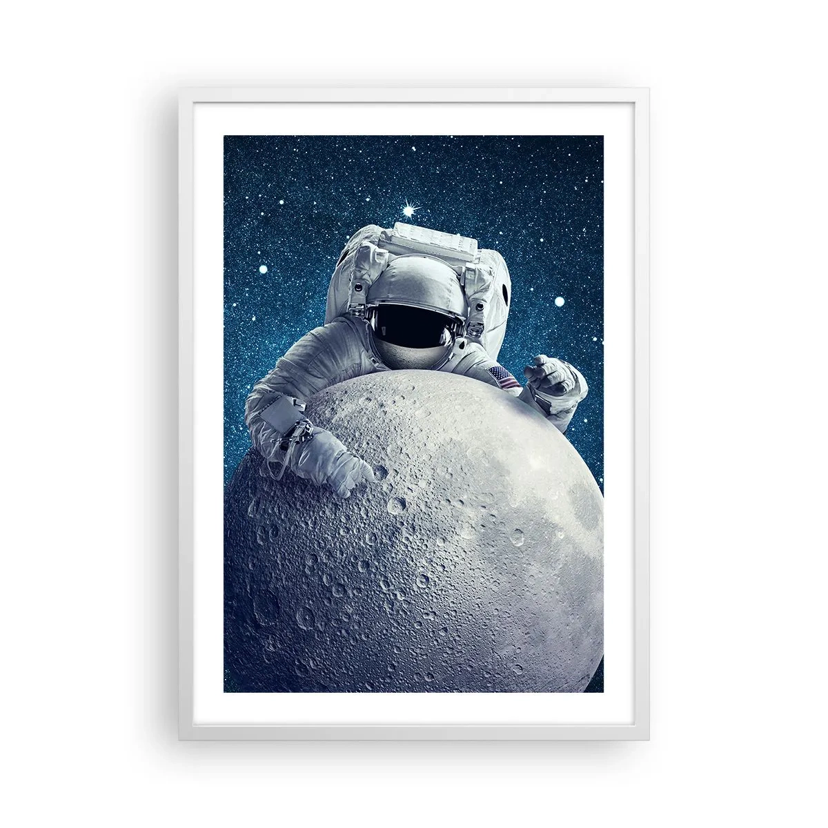 Poster in een witte lijst - Ruimte grappenmaker - 50x70 cm