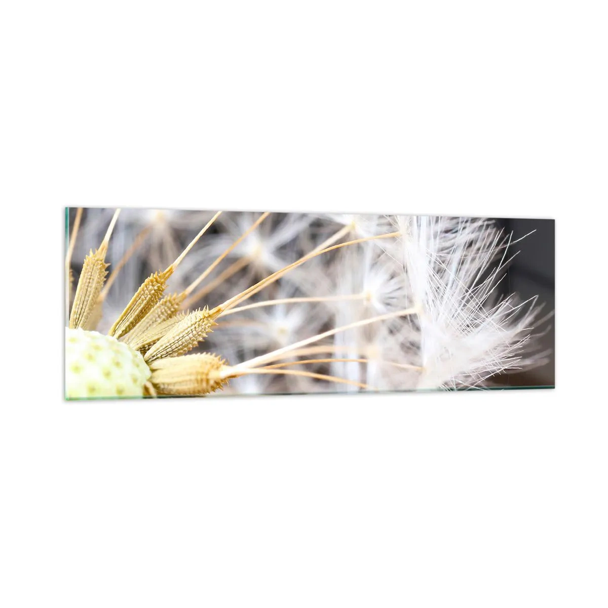 Schilderen op glas - Net voor vertrek - 90x30 cm