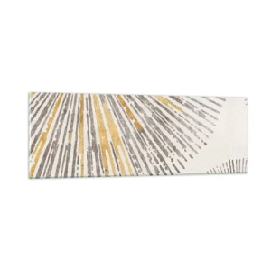 Schilderen op glas - De schoonheid van de straal - 90x30 cm