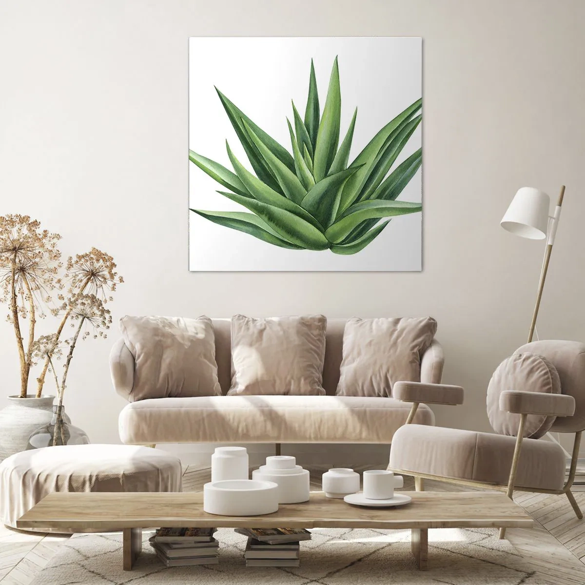Schilderen op canvas - Groen – kracht – leven - 30x30 cm