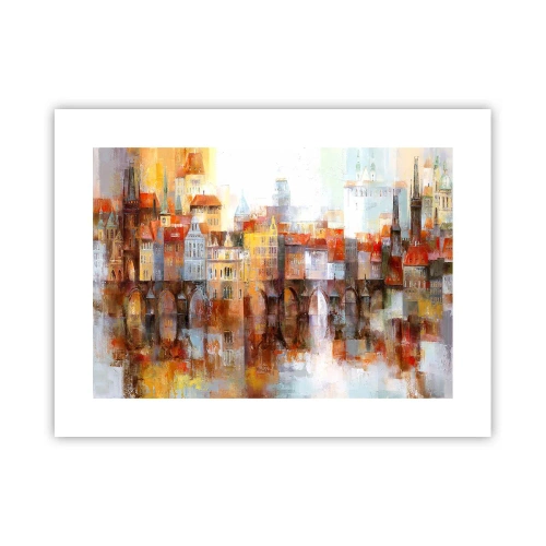 Poster - Ook onder de brug is het mooi - 40x30 cm