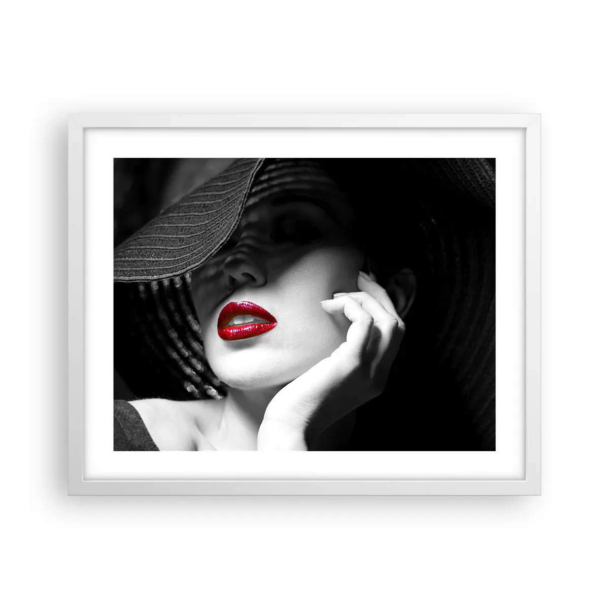 Poster in een witte lijst - Een studie in scharlaken - 50x40 cm