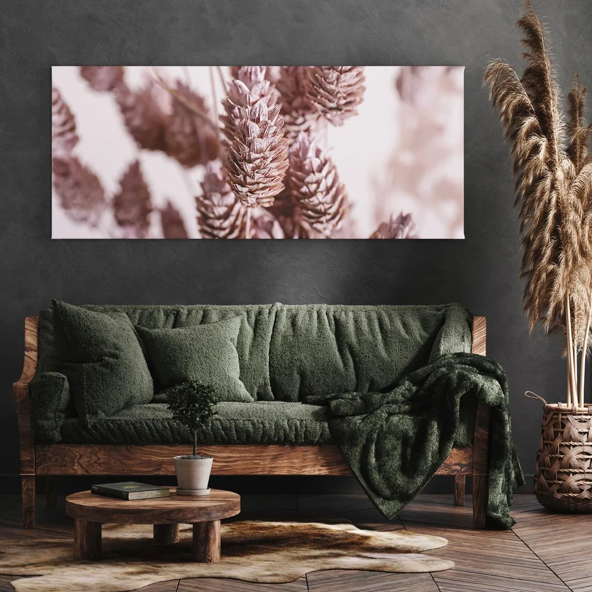 Schilderen op canvas - Schijnbaar onopvallend - 160x50 cm