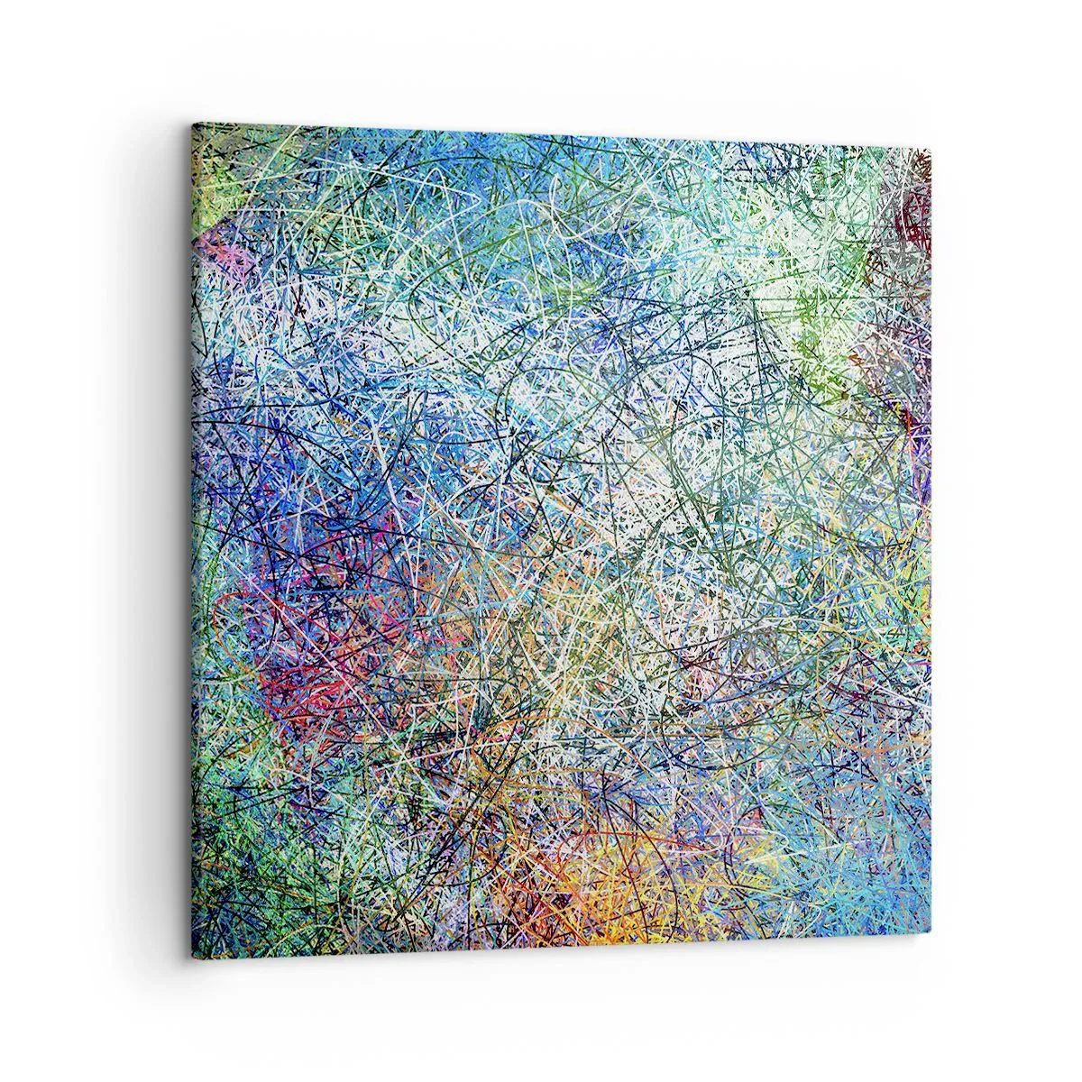Schilderen op canvas - Het is niet zo eenvoudig - 50x50 cm