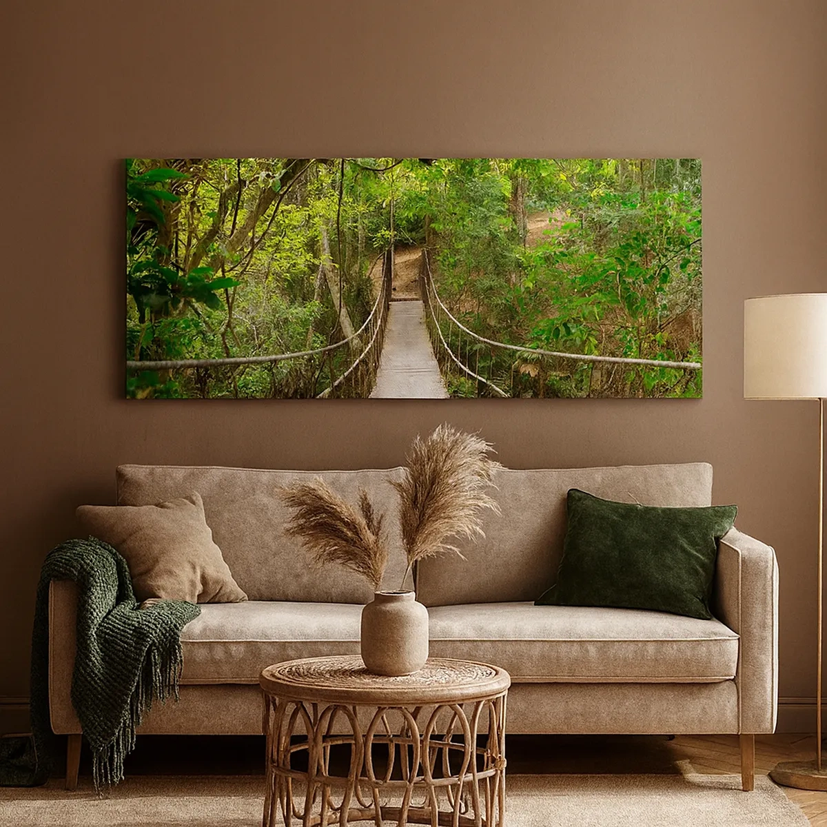 Schilderen op canvas - Want er staat een klimplant in de tuin - 30x30 cm