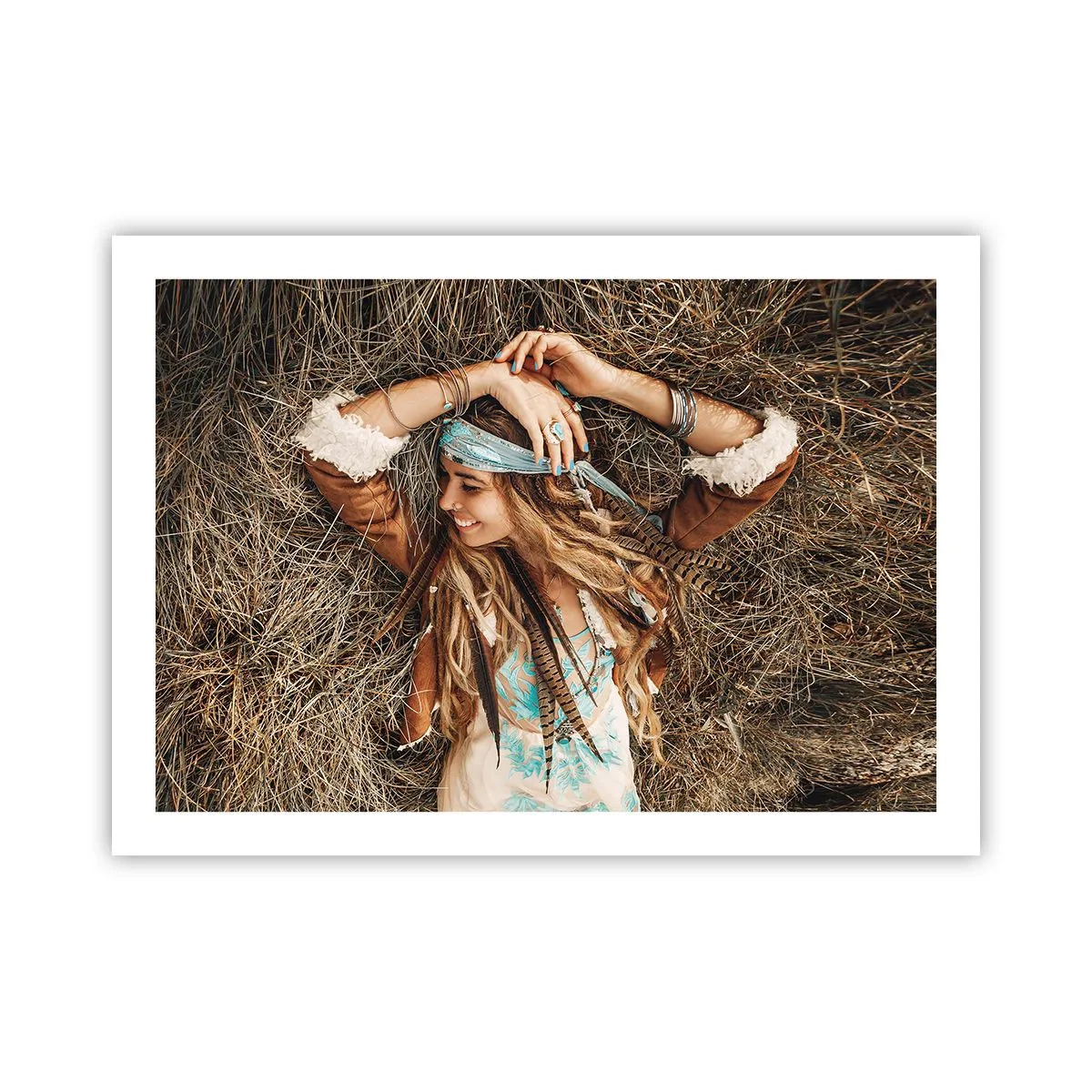 Poster - Op weg naar de zomer van de liefde - 70x50 cm