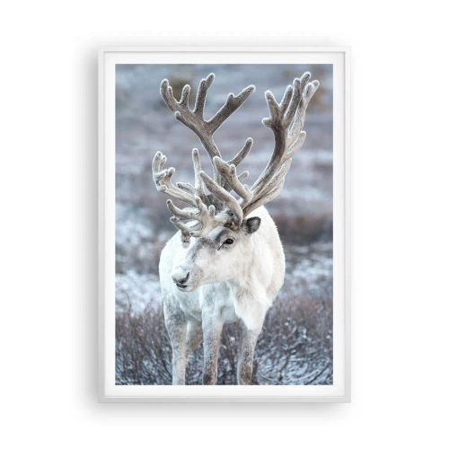 Poster in een witte lijst - Portret in de zon - 70x100 cm