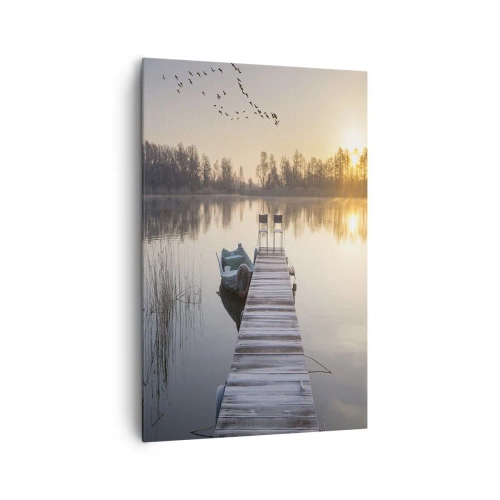 Schilderen op canvas - Ik ben zo terug - 80x120 cm