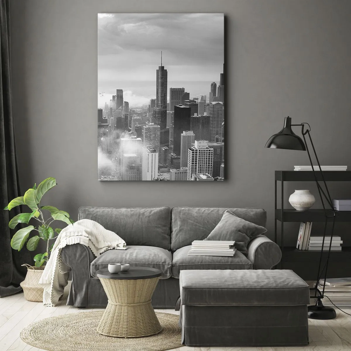 Schilderen op canvas - Amerikaans landschap - 50x70 cm