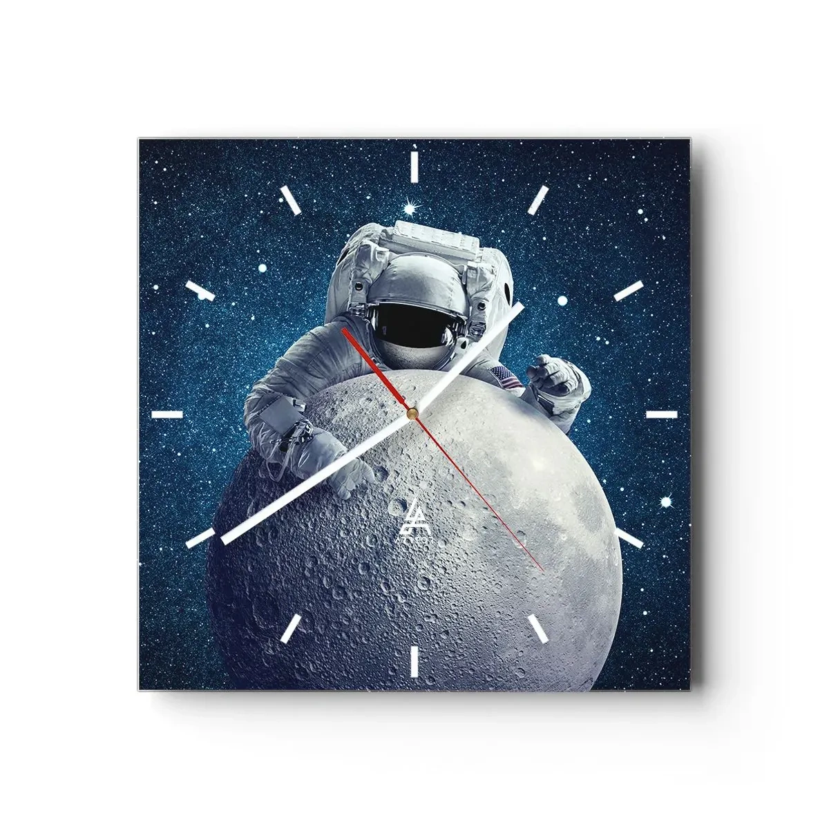 Wandklok - Klok - Ruimte grappenmaker - 30x30 cm