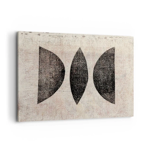 Schilderen op canvas - etnische abstractie - 120x80 cm